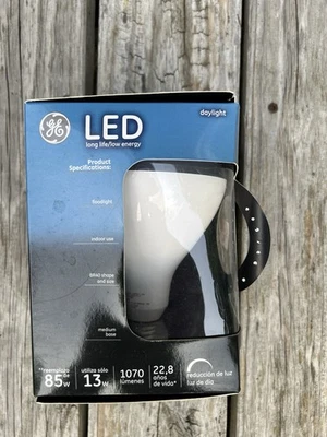 (NEW) GE 85-Watt BR40 Dimmable Daylight Indoor LED Flood Light, 1070 Lumens - Image 1 of 4