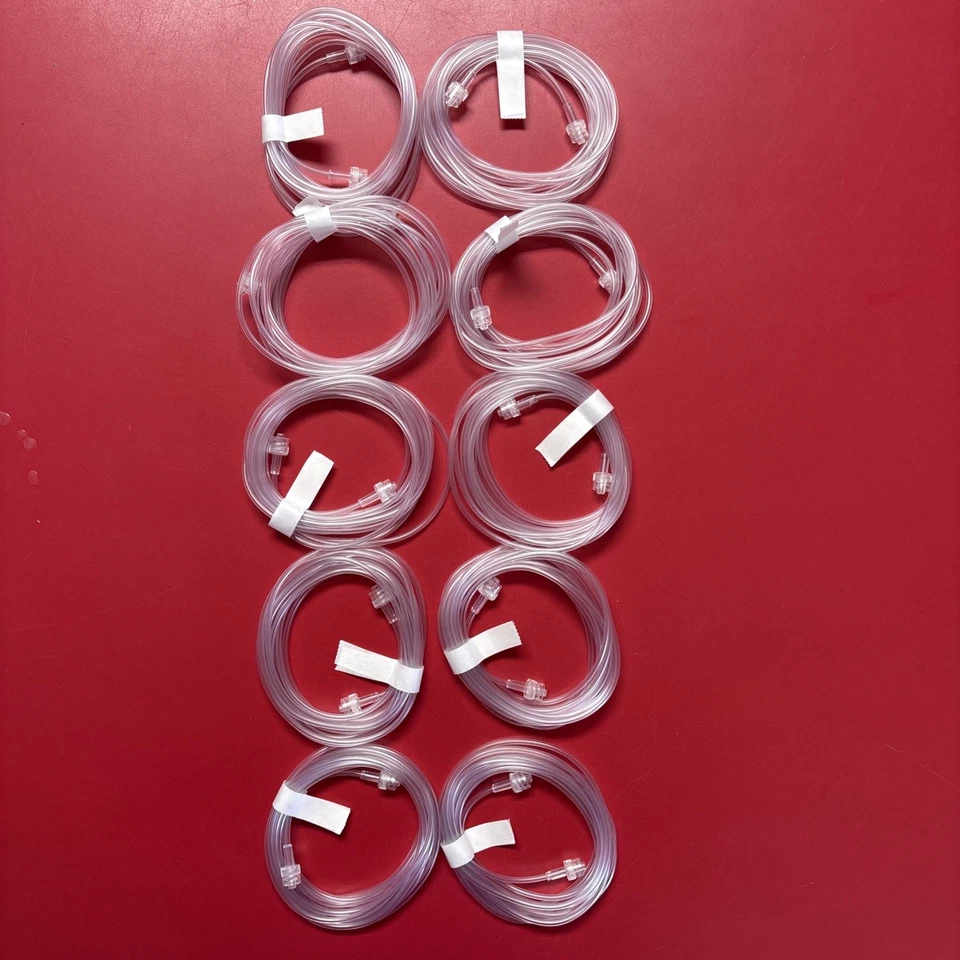 Lote de 10 tubos de línea de muestra de circuito de respiración de anestesia Foto 1 de 1