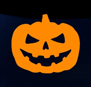 Jack O Lantern Decal - Buy 1 Get 1 Free Halloween Pumpkin Sticker - BOGO - Picture 1 of 9