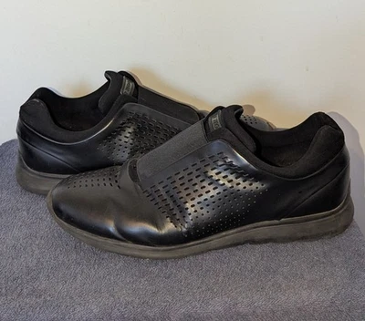 Zapatillas deportivas Ermenegildo Z Zegna Sprinter 300 talla 10,5 cuero negro Foto 1 de 4