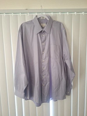 Camisa de vestir para hombre 17 1/2 36/37 Pronto Uomo púrpura liso Foto 1 de 4