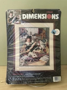 Vintage Enraptured Crewel Embroidery Kit Dimensions 1995 Collectible——————————A5 - Picture 1 of 2