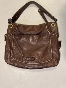Vintage Cole Haan Top Handle Leather Hand Bag 13 X 11 In. - Picture 1 of 4