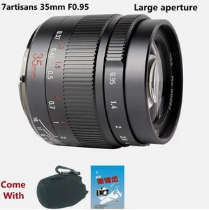 7artisans 35mm F0.95 Large Aperture Lens for RF Mount R5 R50 R6 R8 RP C70 Camera - Picture 1 of 9
