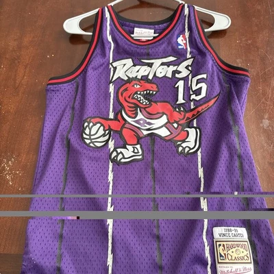Camiseta deportiva de baloncesto Mitchell & Ness juvenil Toronto Raptors Vince Carter L 14/16  Foto 1 de 4