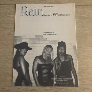 SWV RAIN SHEET MUSIC - Picture 1 of 2