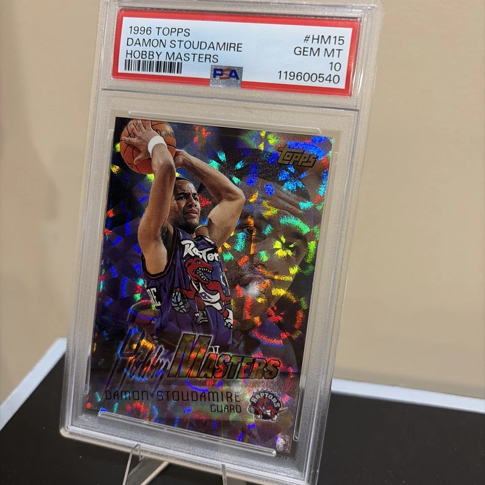 1996 Topps Hobby Masters Дэймон Стоудамир #HM15 Toronto Raptors Рефрактор Редкий - Изображение 1 из 4
