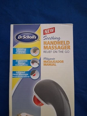 Masajeador de mano calmante Dr Scholls con calor infrarrojo / batería / DRMA7598 Foto 1 de 4