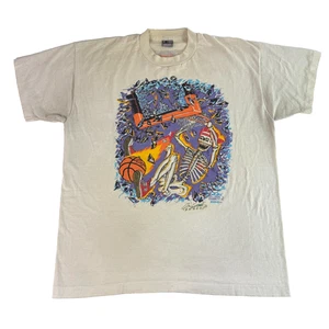Vintage 1995 Grateful Dead Greg Speirs T-Shirt Shattered Basketball Künstler signiert XL - Bild 1 von 13