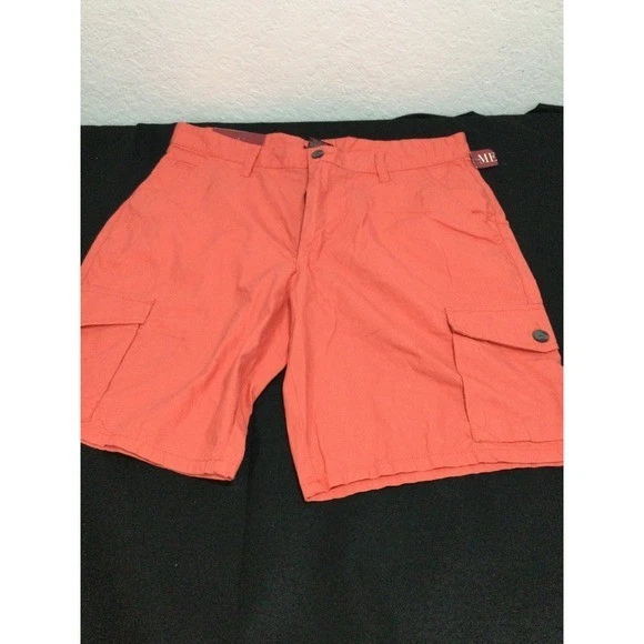 Pantalones Cortos Carga Merona Para Hombre Coral Talla 36 Algodón Frente Plano Talla 36 Foto 1 de 4