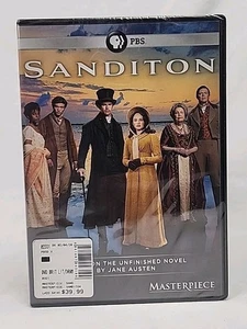 Sanditon (Masterpiece) (DVD, 2019) Brand New Sealed PBS Jane Austen - Foto 1 di 2