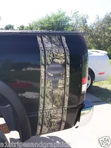 Mossy Eiche Tarnfarbe Totenkopf Bett Seite Streifen Für Alle Silverado RAM F250 - Picture 1 of 1