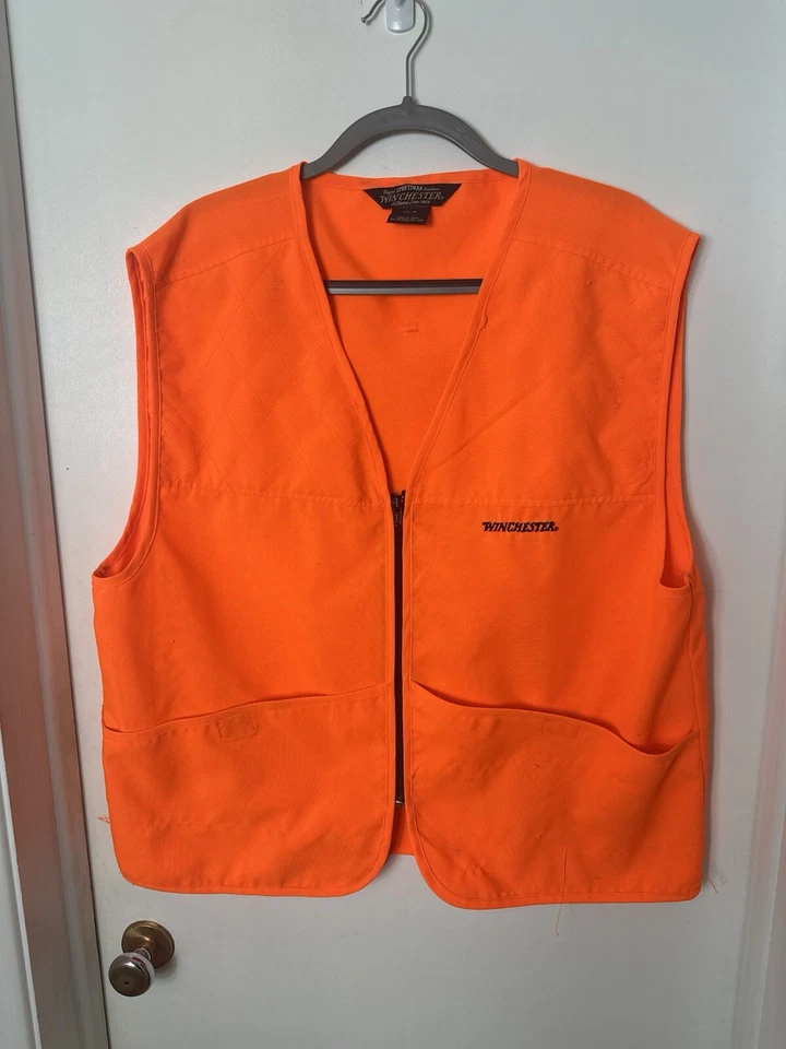 Chaleco de Caza Winchester Blaze Naranja Talla Grande Ligero Cremallera Ciervo De Colección Foto 1 de 4