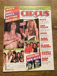 Circus Magazine MARCH 31 1983 Van Halen Rush OZZY AEROSMITH - Picture 1 of 4