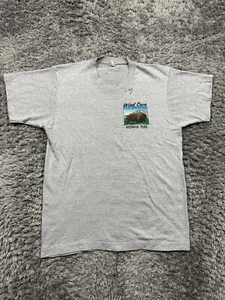 Vintage Wind Cave National Park South Dakota Go Crawl Buffalo 80s T Shirt Medium - Picture 1 of 10