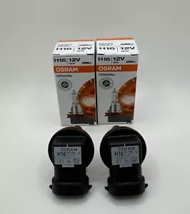 2x OSRAM Sylvania H16 (64219) Bulb Lamps 19W OEM Fog Lights - Picture 1 of 2