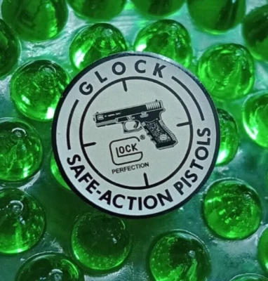 Collectable GLOCK Safe-Action Pistols Crosshair Hat Tie Lapel Pin - Image 1 of 4