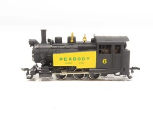 Locomotora de vapor tanque lateral AHM 5148H Peabody Short Line 0-6-0 LN - Imagen 1 de 8