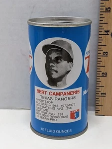 Vintage 70's Royal Crown RC Cola MLB Bert Campaneris Baseball Can - Picture 1 of 2