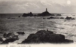 Jersey La Corbiere Unused old pc Louis Levy LL No 95 - Picture 1 of 1