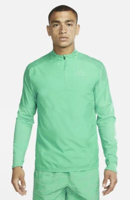 Nike Dri-Fit Run Division Flash 1/2 Zip Jacket Green Men’s Large DD6028-372 NWT - Image 1 of 4
