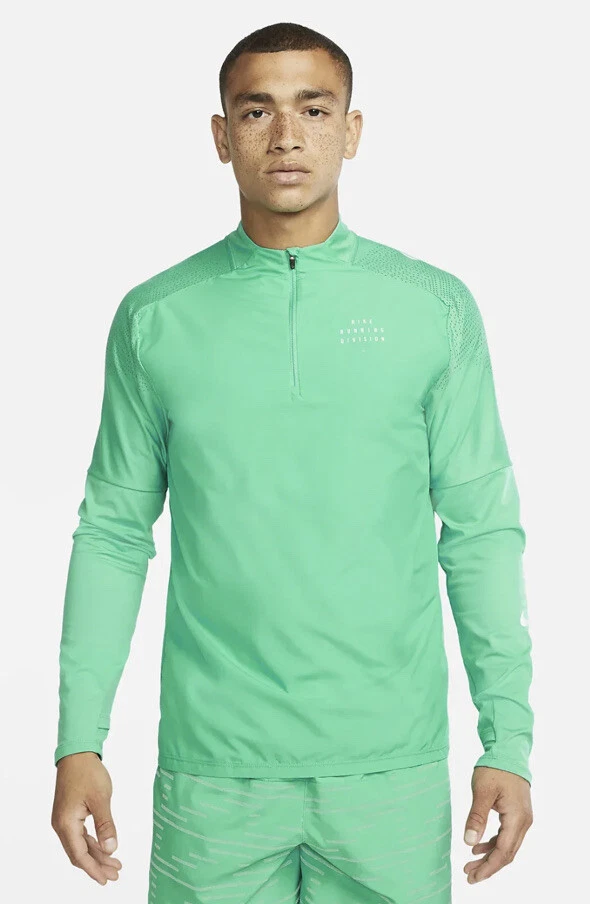 Nike Dri-Fit Run Division Flash 1/2 Zip Jacket Green Men’s Large DD6028-372 NWT - Image 1 of 4