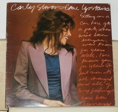 Carly Simon – Come Upstairs - 1980 Vinyl LP Record Album - Image 1 of 2