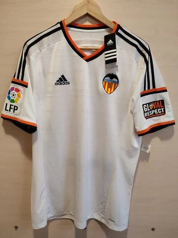 Valencia 2014 2015 Authentic home Sz XL Adidas soccer football jersey kit shirt Cover