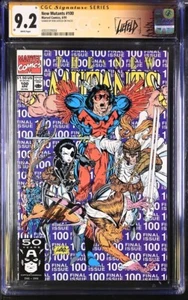 🔥 New Mutants #100 CGC 9.2 Signed by Rob Liefeld – KEY 1st App X-Force 🔥 - Picture 1 of 2