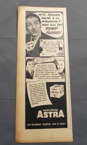 PUB PUBLICITE ANCIENNE ADVERT CLIPPING 060617 / MARGARINE ASTRA DELICIEUX SAIN  - Picture 1 of 1