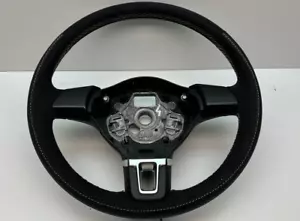 VW Polo 6R 3-Speichen Lederlenkrad Alcantara 6R0419091D - Bild 1 von 13