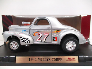 YAT MING / ROAD SIGNATURE - SUPERCHARGED 1941 WILLYS GASSER DRAG CAR - 1/18