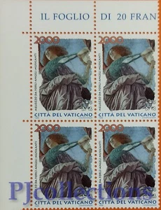 3875-VATICANO 1998 ANGELI MUSICANTI FULL BLOCK 4 STAMPS MNH - Bild 1 von 1