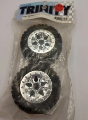 Trinity Front Off Road Tires Team Losi Mini T 1.0 1/18th Scale Mini-T MT1000 - Image 1 of 2