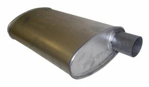 Fits Jeep Wrangler YJ Silver Engine Exhaust Mufflers and Tailpipes 83502978 - Picture 1 of 1