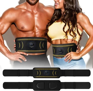 EK-G8, Electroestimulador Muscular Abdominales Unisex Adulto, Nero, Regolabile - Foto 1 di 12