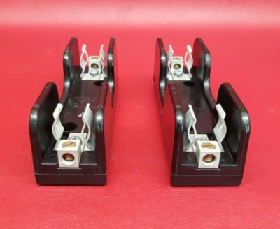 Lote de 2 - Bloque de fusibles Taylor Ferraz Shawmut Gould 600V 60 Amp #60601 Foto 1 de 4