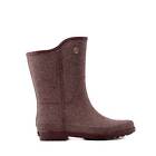 Ulan Fabric Touch Rain Boots For Women