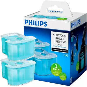 PHILIPS JC302/50 2er-PACK Reinigungskartusche für Rasierer SmartClean System NEU - Bild 1 von 8