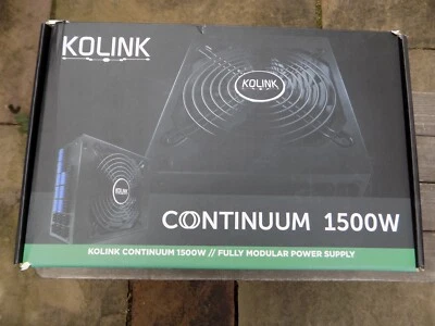 Alimentatore modulare Kolink Continuum 1500W 80 Plus Platinum tutti i cavi + cavo alimentazione c19 - Immagine 1 di 4