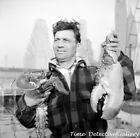 Giant Lobster Claws, Fulton Fish Market, New York - 1943 - Vintage Photo Print