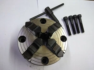 100MM FRONT LOAD 4 JAW INDEPENDENT CHUCK (FRONT MOUNT)  - Picture 1 of 4
