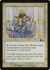 Magic MTG Tradingcard Urza's Legacy 1999 Tragic Poet 24/143