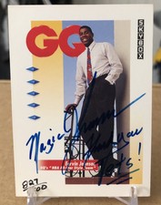1991 SkyBox Magic Johnson Autograph w/Score Board COA