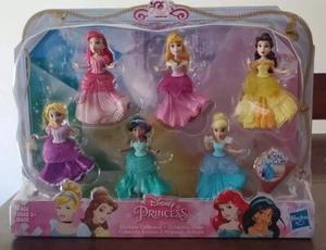 Disney Princess Royal Clips Rainbow Collection Six Princess Dolls And Dresses - Picture 1 of 1