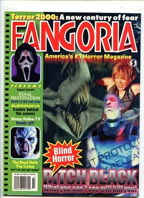 FANGORIA MAGAZINE #190 3/2000 PITCH BLACK SCREAM 3 SUPERNOVA SLEEPY HOLLOW  - Image 1 of 2