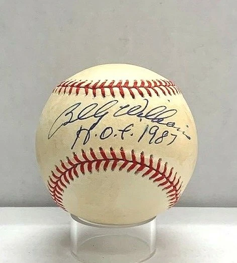 Billy Williams Signed ONLB Baseball with HOF Inscription PSA/DNA AC34094 Cubs - Image 1 of 2