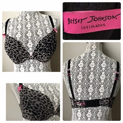 Betsey Johnson Intimates Bra 32DD Animal Leopard Print - Image 1 of 4