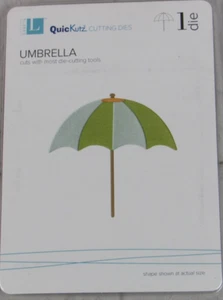 QuicKutz/Lifestyle Crafts Umbrella 4x4, 1 Cutting Die Set DR0336 - Picture 1 of 2