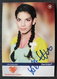 11187 Lilli Holunder Verbotene Liebe Autogrammkarte original signiert - Bild 1 von 2